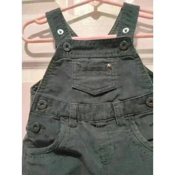 Chicco My first Baby Green Corduroy Overalls Size 6 months EUC - Picture 5 of 6